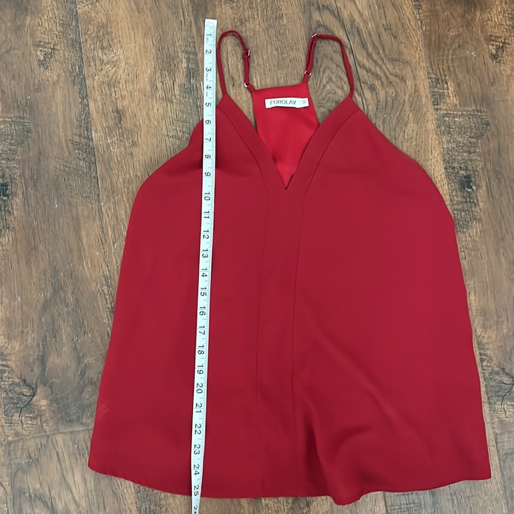 Red Racerback tank top - Picture 6 of 7